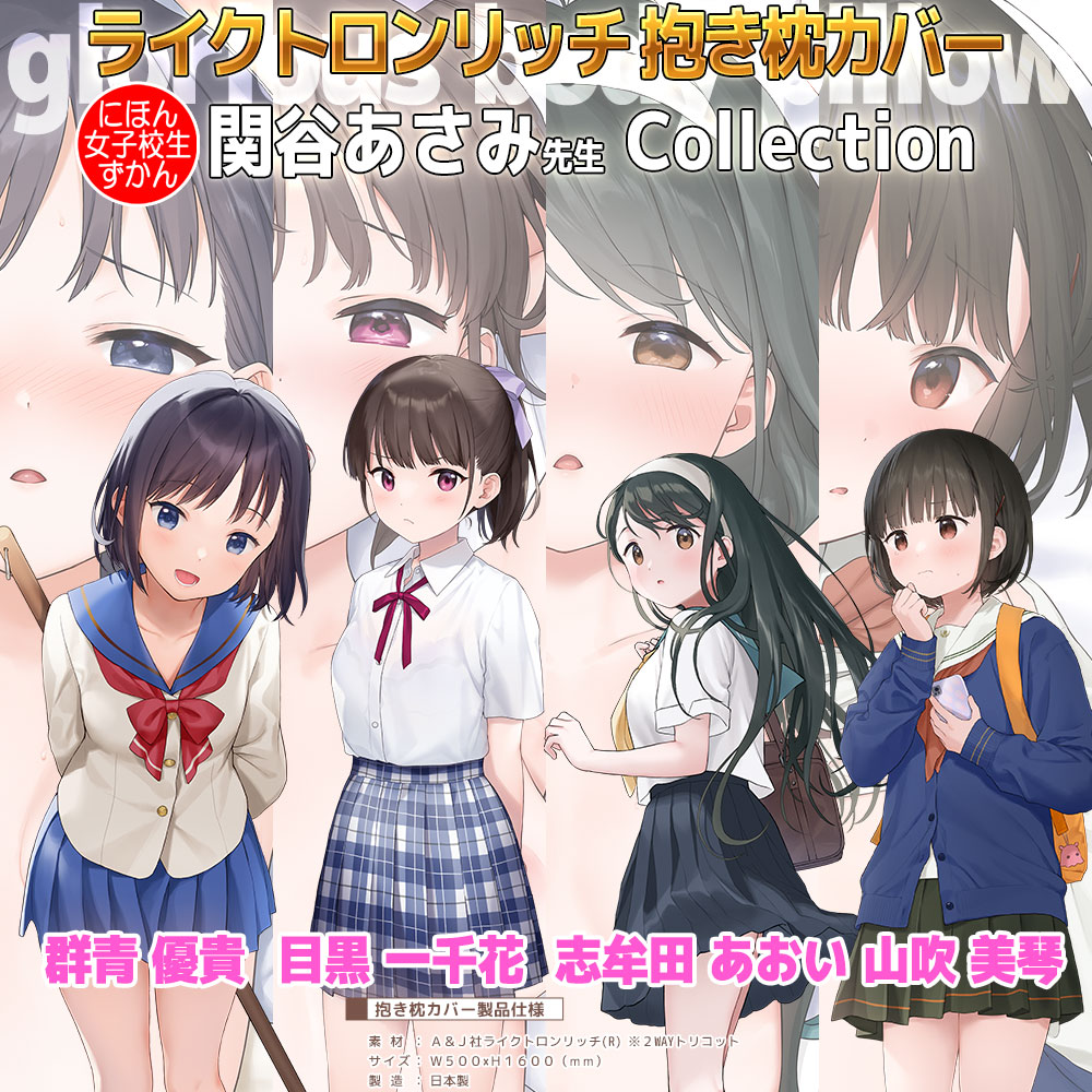 に印 にほん女子校生ずかん ～関谷あさみ Collection 抱き枕カバー