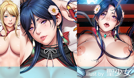 にほんママずかん No.17 【御母衣千代女ママ】 抱き枕カバー ＆ B2タペストリー